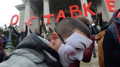 Без беспорядков: в Сербии снова прошли акции протеста - newdaynews.ru - Сербия