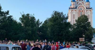 Сергей Фургал - В Хабаровском крае начались митинги в поддержку арестованного Сергея Фургала - readovka.news - Хабаровский край - Хабаровск