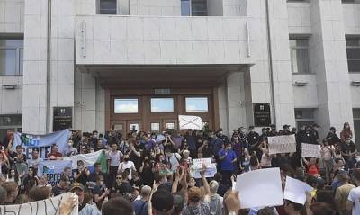 Сергей Фургал - В Хабаровске на митинг в поддержку Сергея Фургала вышли 35 тысяч человек - og.ru - Россия - Хабаровский край - Хабаровск