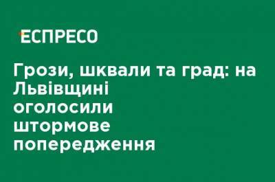 Грозы, шквалы и град: на Львовщине объявили штормовое предупреждение - ru.espreso.tv - Львов - Ивано-Франковская обл. - Львовская обл. - район Самборский - Гсчс