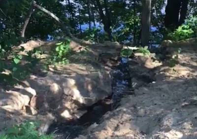 Видео: по Солотче текут канализационные реки - ya62.ru - Рязань