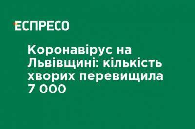 Коронавирус на Львовщине: число заболевших превысило 7 000 - ru.espreso.tv - Львовская обл.