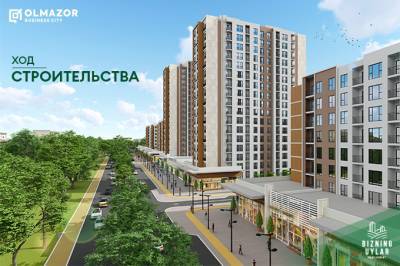 Olmazor Business City показал ход строительства в таймлапс-видео - gazeta.uz - Узбекистан - район Алмазарский