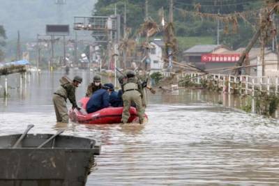 В Японии количество жертв наводнения достигло 70 человек - mignews.com.ua - Япония - Китай - п. Хубэй