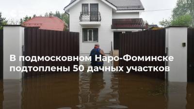 В подмосковном Наро-Фоминске подтоплены 50 дачных участков - realty.ria.ru - Россия - Фоминск - Московская обл.