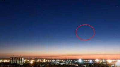 В интернете появилось видео самой яркой кометы в небе над Воронежем - gorcom36.ru - Воронеж