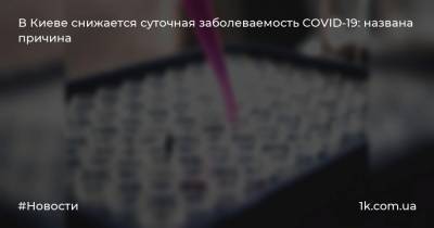 Виталий Кличко - В Киеве снижается суточная заболеваемость COVID-19: названа причина - 1k.com.ua - Киев