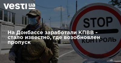 На Донбассе заработали КПВВ - стало известно, где возобновлен пропуск - vesti.ua - Украина - станица Луганская - Донбасс