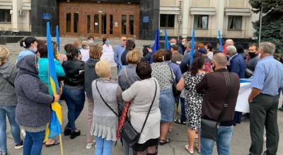 Жители Одесчины взбунтовались против чиновников, фото: что творится под ОГА - odessa.politeka.net - Одесса - Черноморск