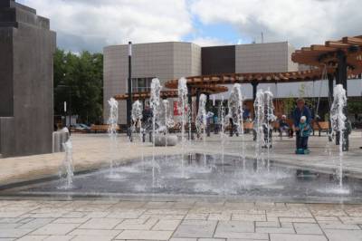 Воду в фонтане на привокзальной площади поменяют в скором времени - gorodglazov.com