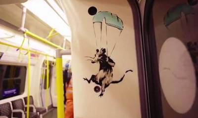 Бэнкси расписал вагоны лондонского метро граффити на тему COVID-19 - capital.ua