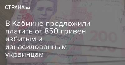 Денис Малюська - В Кабмине предложили платить от 850 гривен избитым и изнасилованным украинцам - strana.ua