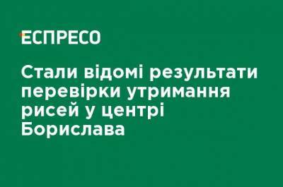 Стали известны результаты проверки содержания рысей в центре Борислава - ru.espreso.tv - Львовская обл.