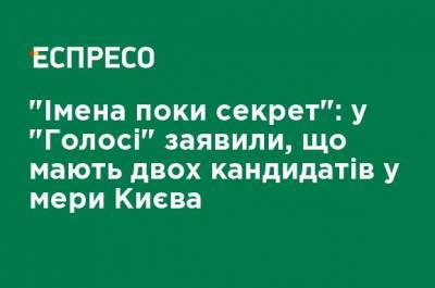 Кира Рудик - "Имена пока секрет": в "Голосе" заявили, что имеют двух кандидатов в мэры Киева - ru.espreso.tv - Украина - Киев - Киев - Голос