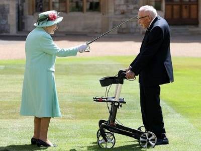 Томас Мур - 100-летний ветеран Второй мировой стал рыцарем Британской империи в уникальной церемонии - rosbalt.ru - Англия - Британская Империя