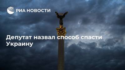 Вадим Рабинович - Депутат назвал способ спасти Украину - ria.ru - Украина