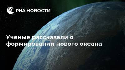 Ученые рассказали о формировании нового океана - ria.ru - Эфиопия