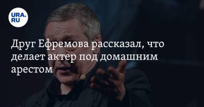 Михаил Ефремов - Сергей Захаров - Друг Ефремова рассказал, что делает актер под домашним арестом - ura.news