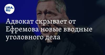 Михаил Ефремов - Сергей Захаров - Эльман Пашаев - Адвокат скрывает от Ефремова новые вводные уголовного дела. «Родня рвется в бой» - ura.news