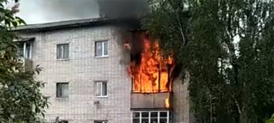 На крупном пожаре в Карелии едва не пострадали дети – спасатели вовремя подоспели (ВИДЕО) - stolicaonego.ru - Карелия