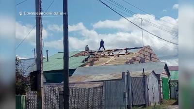 В Башкирии ураганный ветер снес крыши жилых домов и больницы - bash.news - Башкирия - респ. Татарстан