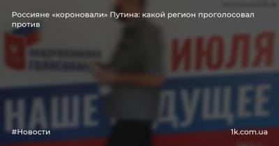 Владимир Путин - Россияне «короновали» Путина: какой регион проголосовал против - 1k.com.ua - Россия - респ. Чечня - респ.Тыва - окр.Ненецкий