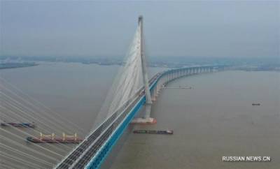 Мост с самым длинным в мире пролетом (фото) - 24news.com.ua - Китай - Украина - провинция Цзянсу