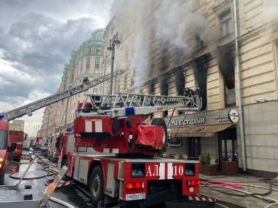 Пожарные локализовали возгорание в доме на Тверской - tvc.ru - Москва - Россия