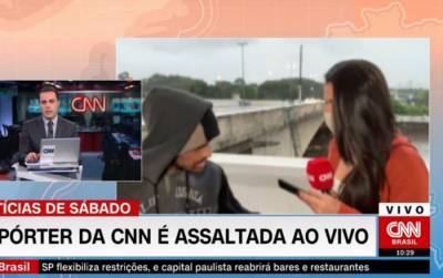 Ведущую телеканала CNN в Бразилии ограбили во время прямого эфира — видео - ru.armeniasputnik.am - Бразилия