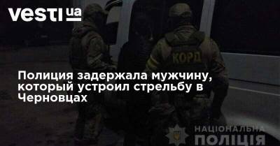 Полиция задержала мужчину, который устроил стрельбу в Черновцах - vesti.ua - Украина - Черновицкая обл. - Черновцы