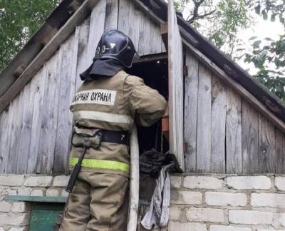 Огнеборцы спасли от пожара банный чердак - lipetskmedia.ru - район Усманский - район Добринский