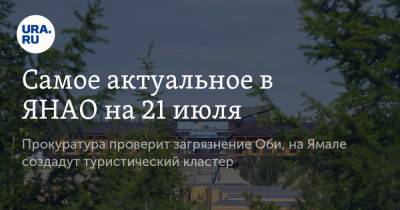 Дмитрий Артюхов - Самое актуальное в ЯНАО на 21 июля. Прокуратура проверит загрязнение Оби, на Ямале создадут туристический кластер - ura.news - окр. Янао