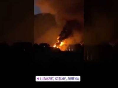 В Армении на ГЭС произошел пожар. ВИДЕО - aze.az - Армения