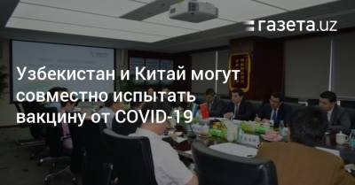 Узбекистан и Китай могут совместно испытать вакцину от COVID-19 - gazeta.uz - Китай - Узбекистан