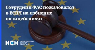 Сотрудник ФАС пожаловался в ЕСПЧ на избиение полицейскими - nsn.fm