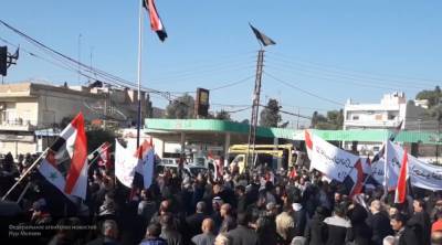 Башар Асад - Мария Базарева - Сирийцы вышли на митинг против американской и турецкой оккупации - nation-news.ru - Сирия - Вашингтон - Турция - Анкара