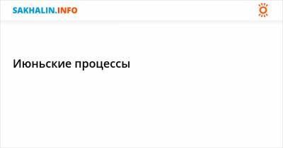 Валерий Лимаренко - Июньские процессы - sakhalin.info
