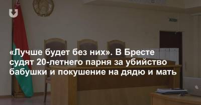 «Лучше будет без них». В Бресте судят 20-летнего парня за убийство бабушки и покушение на дядю и мать - news.tut.by - Бреста