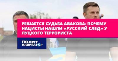 Решается судьба Авакова: Почему нацисты нашли «русский след» у... - politnavigator.net - Украина - Киев - Луцк