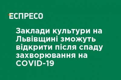 Максим Козицкий - Учреждения культуры на Львовщине смогут открыть после спада заболевания COVID-19 - ru.espreso.tv - Львовская обл.