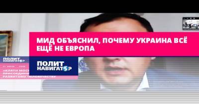 Василий Боднар - МИД объяснил, почему Украина всё ещё не Европа - politnavigator.net - Россия - Украина - Белоруссия - Ес