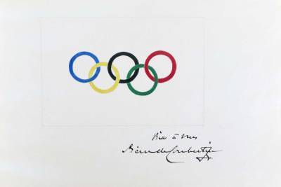 Пьер Де-Кубертен - Оригинал рисунка олимпийских колец выставят на аукцион - vm.ru