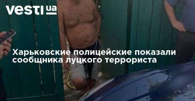 Харьковские полицейские показали сообщника луцкого террориста - vesti.ua - Украина - Луцк