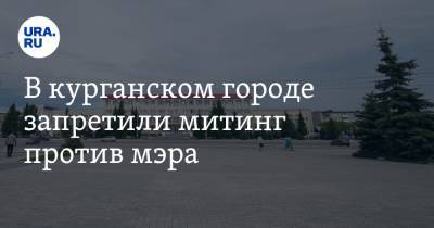 Дмитрий Рябов - В курганском городе запретили митинг против мэра - ura.news - Курганская обл. - Шадринск