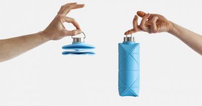 Многоразовая бутыль для воды складывается по принципу оригами - popmech.ru - Япония