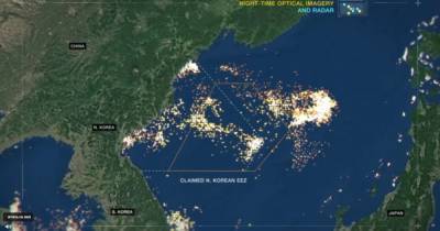 Спутники обнаружили целую армаду морских браконьеров - popmech.ru - Китай - Южная Корея - Япония - Сан-Франциско