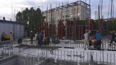В Петербурге продолжается строительство нового корпуса "Госпиталя для ветеранов войн" - piter.tv - Санкт-Петербург - Строительство