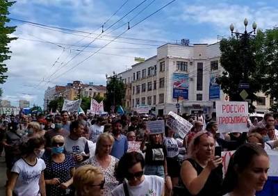 Сергей Фургал - Михаил Дегтярев - В Хабаровске прошла новая акция в поддержку Фургала - ya62.ru - Россия - Хабаровский край - Самара - Хабаровск