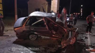 Пятеро погибших: страшная авария в Дагестане попала на видео - vesti.ru - респ. Дагестан - район Хасавюртовский