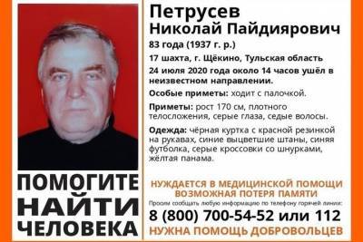 83-летний мужчина пропал в Тульской области - tula.mk.ru - Тула - Тульская обл. - район Щекинский